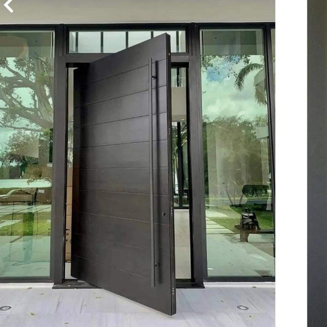 artisan-crafted-cutting-lines-firm-iron-pivot-door-with-double-sidelights-and-transom-clear-glass-aed-artisanentrydoors