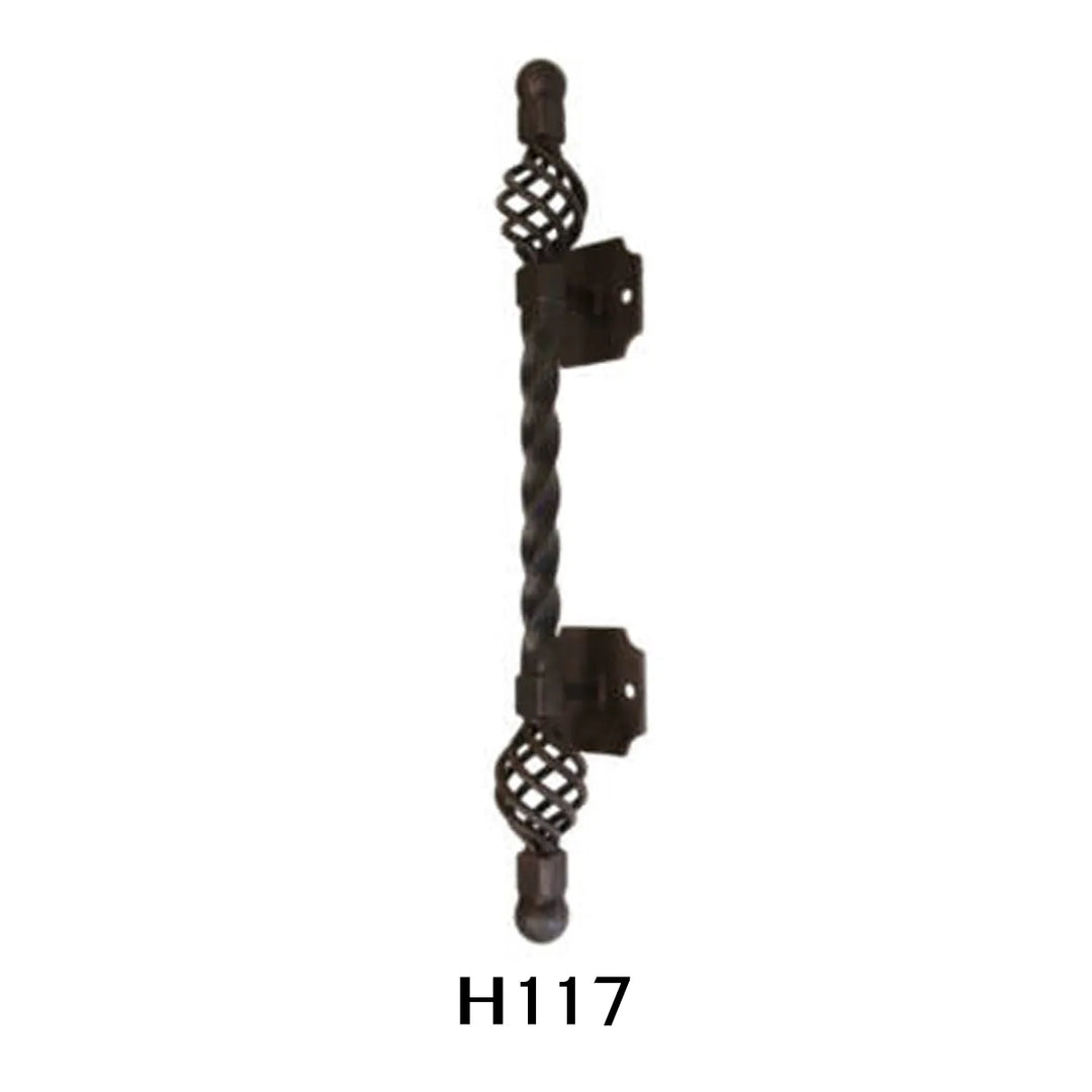 wrought-iron-doors-classic-decorative-metal-handle-h117-aed-artisan-entry-doors