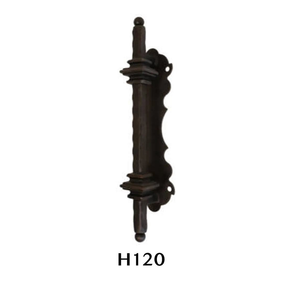 wrought-iron-doors-classic-decorative-metal-handle-h120-aed-artisan-entry-doors