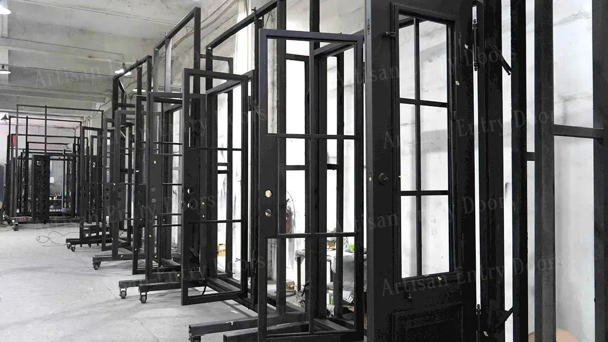 aed-artisan-entry-doors-customize-modern-iron-french-doors-any-designs-and-sizes-available