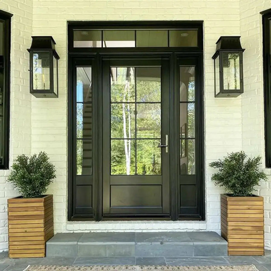 artisan-residential-entry-door-with-sidelights-transom-black-finish-energy-efficient-custom-size-aed-artisanentrydoors