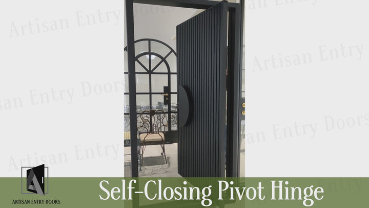 ARTISAN Neatify Seamless Design Full Glass Panel Pivot Door AED-PT022