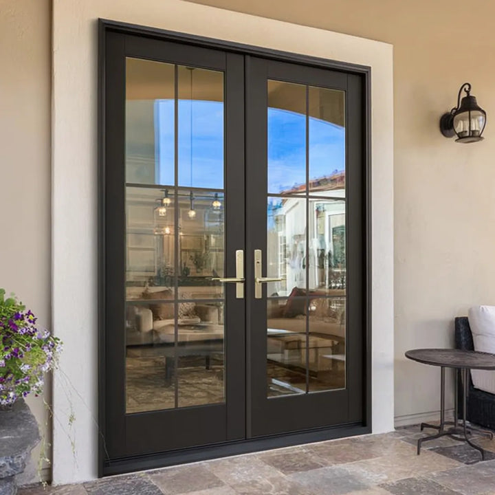 artisan-interior-living-room-french-double-door-6-lite-glass-kickplate-aed-artisanentrydoors