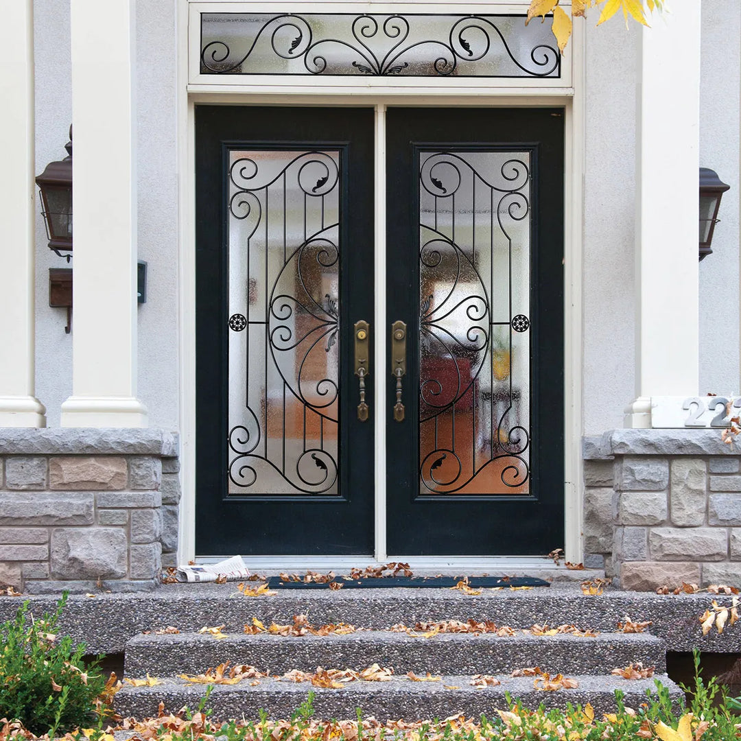 ARTISAN Essentials Delicate Scrollwork Entry Double Door AED-ID002