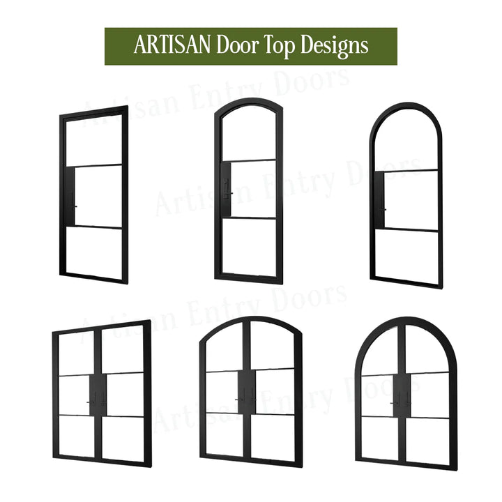 ARTISAN Contempo Extra Wide Patio Door with Grid Panel AED-FH006