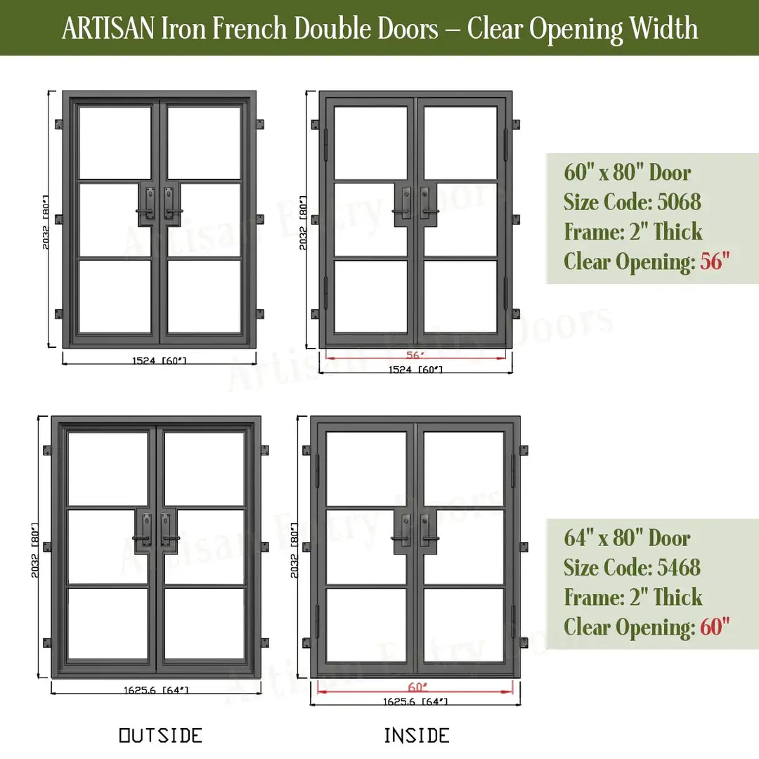artisan-iron-french-double-door-60''W-vs-64''W-artisanentrydoors