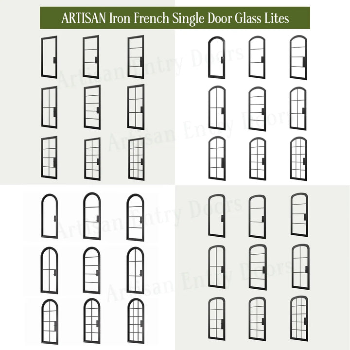 ARTISAN Energy Efficient Thermal Break Iron French Door