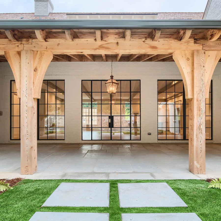 artisan-patio-residential-iron-french-doors-modern-clear-glass-energy-efficient-aed-artisanentrydoors