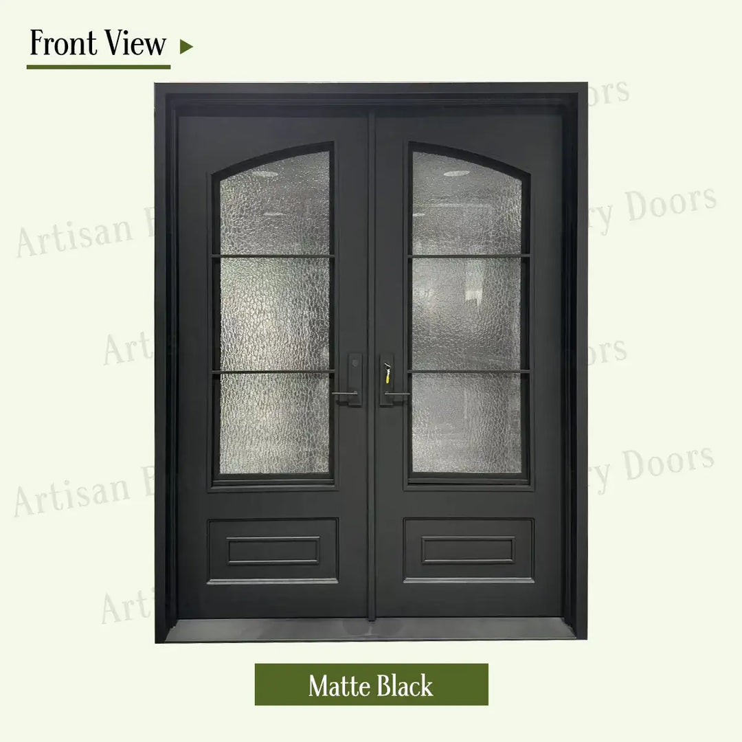 artisan-matte-black-front-artisanentrydoors.com