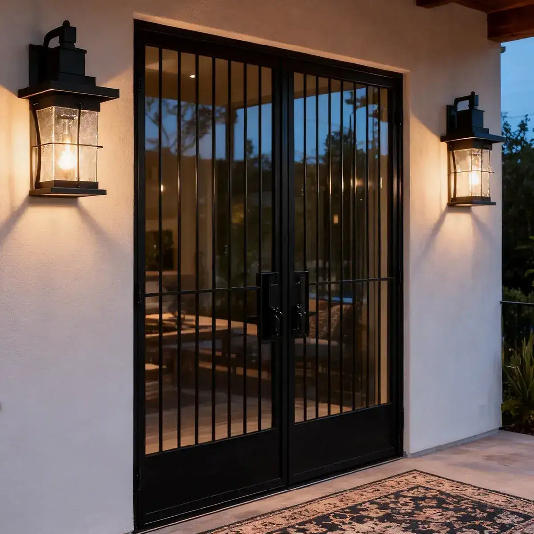 Vintage Motion Sensor Outdoor Wall Light