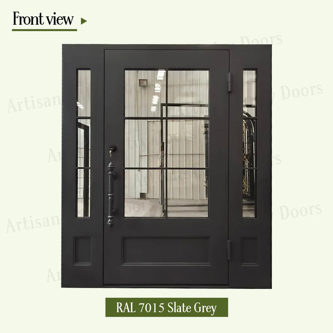artisan-ral 7015-slate-grey-front-view-artisanentrydoors