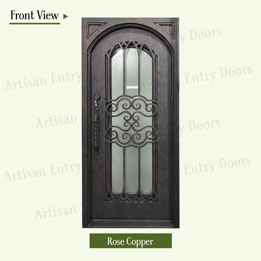 artisan-rose-copper-front-artisanentrydoors.com