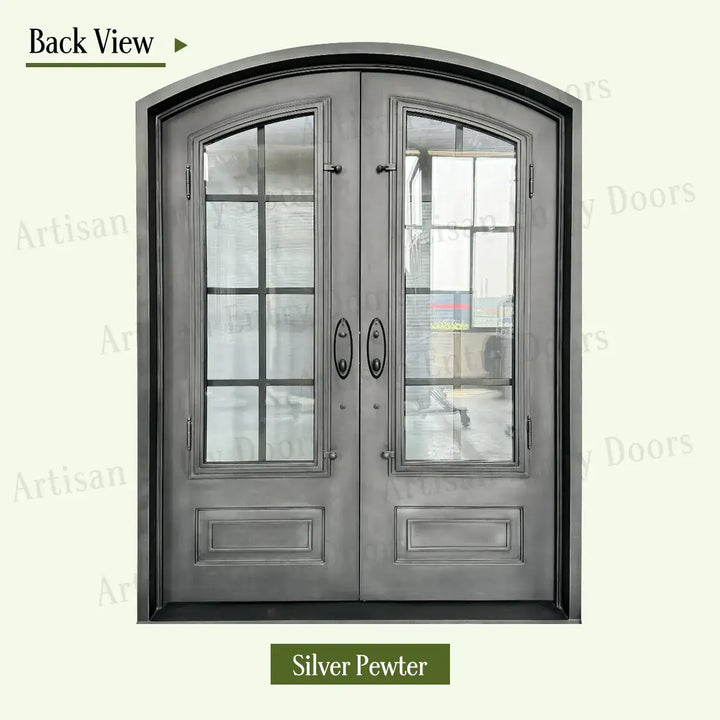 artisan-silver-pewter-back-artisanentrydoors.com