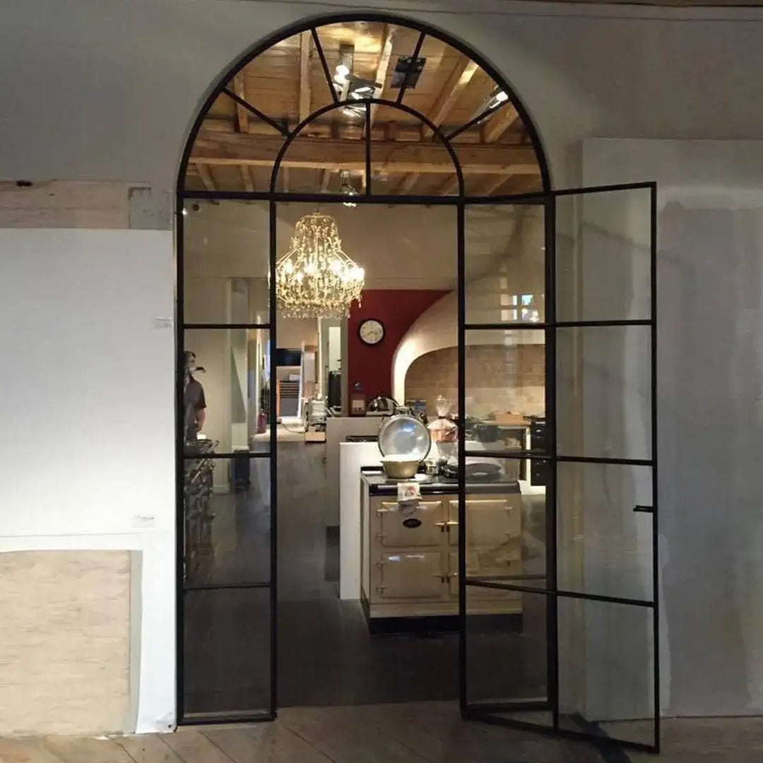 ARTISAN SlimLine Clear Glass Steel Interior Partition Door AED-SD004